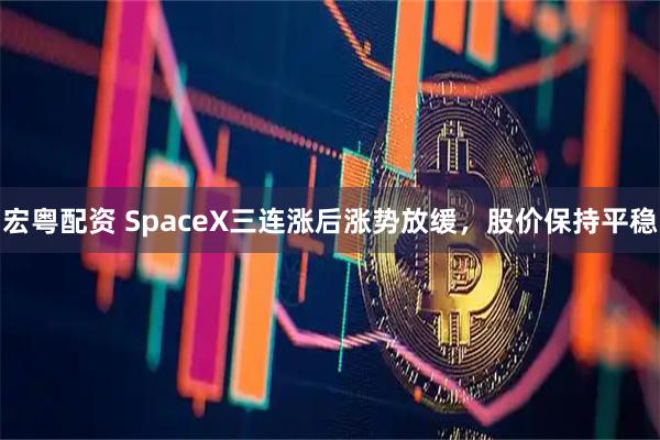 宏粤配资 SpaceX三连涨后涨势放缓，股价保持平稳
